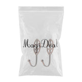 Max 2 Pcs European-style Crystal Alloy Curtain Wall Tieback Hooks Ancient Red - Aladdin Shoppers