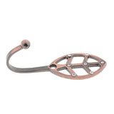 Max 2 Pcs European-style Crystal Alloy Curtain Wall Tieback Hooks Ancient Red - Aladdin Shoppers