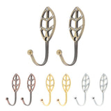 Max 2 Pcs European-style Crystal Alloy Curtain Wall Tieback Hooks Bronze - Aladdin Shoppers