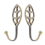 Max 2 Pcs European-style Crystal Alloy Curtain Wall Tieback Hooks Bronze - Aladdin Shoppers