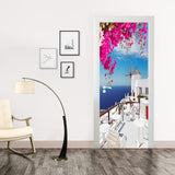 Max 2 Pieces 3D Self Adhesive Door Wall Fridge Sticker Wrap Mural 90cm A - Aladdin Shoppers