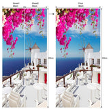 Max 2 Pieces 3D Self Adhesive Door Wall Fridge Sticker Wrap Mural 90cm A - Aladdin Shoppers