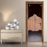 Max 2 Pieces 3D Self Adhesive Door Wall Fridge Sticker Wrap Mural 90cm B - Aladdin Shoppers