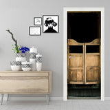 Max 2 Pieces 3D Self Adhesive Door Wall Fridge Sticker Wrap Mural 90cm C - Aladdin Shoppers