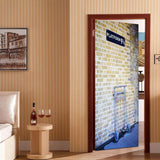 Max 2 Pieces 3D Self Adhesive Door Wall Fridge Sticker Wrap Mural 90cm II - Aladdin Shoppers