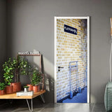 Max 2 Pieces 3D Self Adhesive Door Wall Fridge Sticker Wrap Mural 90cm II - Aladdin Shoppers