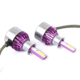 Max 2 Pieces Car LED H3 Headlight Bulb Lamp 6500K 36W 8000LM White - Aladdin Shoppers