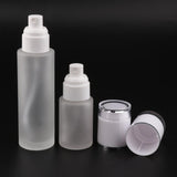 Max 2 Pieces Glass spray Bottles Refillable Cosmetic Container 30ml/80ml White - Aladdin Shoppers