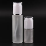 Max 2 Pieces Glass spray Bottles Refillable Cosmetic Container 30ml/80ml White - Aladdin Shoppers