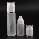 Max 2 Pieces Glass spray Bottles Refillable Cosmetic Container 30ml/80ml White - Aladdin Shoppers