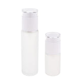 Max 2 Pieces Glass spray Bottles Refillable Cosmetic Container 30ml/80ml White - Aladdin Shoppers