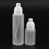 Max 2 Pieces Glass spray Bottles Refillable Cosmetic Container 30ml/80ml White - Aladdin Shoppers