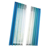 Max 2 Pieces Voile Sheer Window Curtain Grommet Panel Treatment Drape Blue- Size S - Aladdin Shoppers