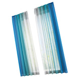 Max 2 Pieces Voile Sheer Window Curtain Grommet Panel Treatment Drape Blue- Size S - Aladdin Shoppers