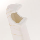 Max 2 Pieces White Curtain Pole Brackets for 28mm Dia Poles 19.5cm Double Groove - Aladdin Shoppers