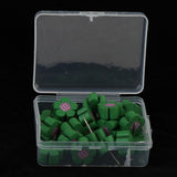 Max 20pcs Wooden Thumb Tacks Push Pins Flower Head Office Thumbtack Green - Aladdin Shoppers