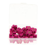 Max 20pcs Wooden Thumb Tacks Push Pins Flower Head Office Thumbtack Rose Red - Aladdin Shoppers