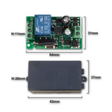 Max 220V Single Way Wireless Remote Control Switch 1 Button - Aladdin Shoppers
