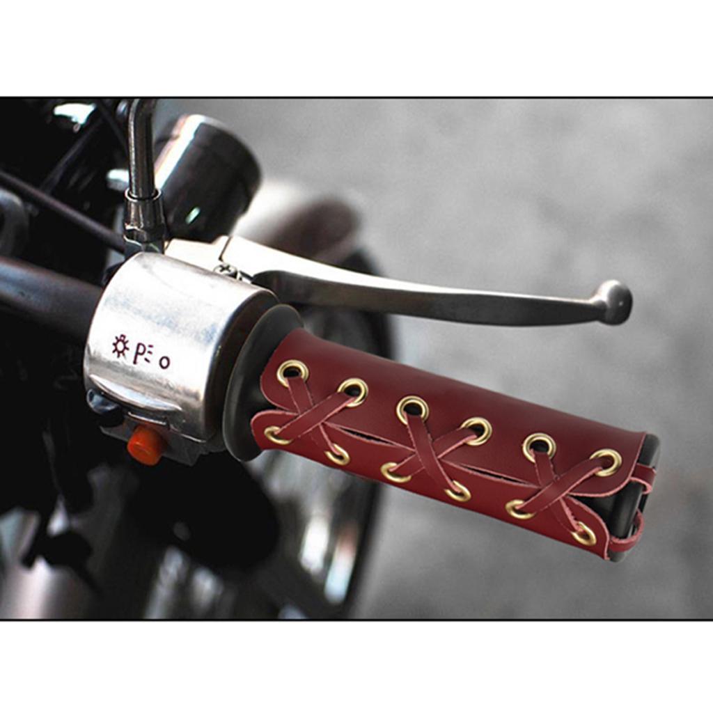 Max 22mm Universal Motorcycle Grips Hand Grips Covers Protectors for Harley - Black - Waterproof - Antislip - Motorcycle Lever Covers - Aladdin Shoppers