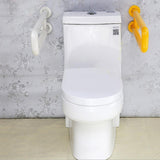 Max 23.6 inch Stainless Bath Grab Bar Wall Mounted Grip Handle Towel Rail White - Aladdin Shoppers