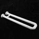 Max 23.6 inch Stainless Bath Grab Bar Wall Mounted Grip Handle Towel Rail White - Aladdin Shoppers