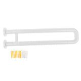Max 23.6 inch Stainless Bath Grab Bar Wall Mounted Grip Handle Towel Rail White - Aladdin Shoppers