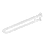 Max 23.6 inch Stainless Bath Grab Bar Wall Mounted Grip Handle Towel Rail White - Aladdin Shoppers