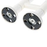 Max 23.6 inch Stainless Bath Grab Bar Wall Mounted Grip Handle Towel Rail White - Aladdin Shoppers