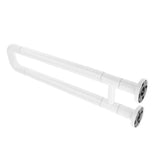 Max 23.6 inch Stainless Bath Grab Bar Wall Mounted Grip Handle Towel Rail White - Aladdin Shoppers
