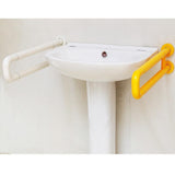 Max 23.6 inch Stainless Bath Grab Bar Wall Mounted Grip Handle Towel Rail White - Aladdin Shoppers