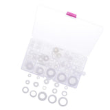 Max 250pcs White Nylon O Ring Washer Seals Gasket Assortment Kit for Car Boat - Aladdin Shoppers