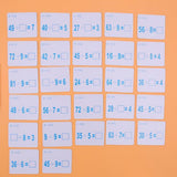 Max 27 Pieces Double Sided Educational Arithmetic Flash Cards with Erasable Pen Division - Aladdin Shoppers