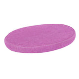 Max 28cm Cotton Linen Round Stool Replacement Cover Footstool Slipcover Purple - Aladdin Shoppers