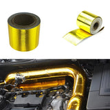 Max 2inch Roll Adhesive Gold Heat Shield Wrap Tape High Temperature 5meter - Aladdin Shoppers
