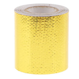 Max 2inch Roll Adhesive Gold Heat Shield Wrap Tape High Temperature 5meter - Aladdin Shoppers