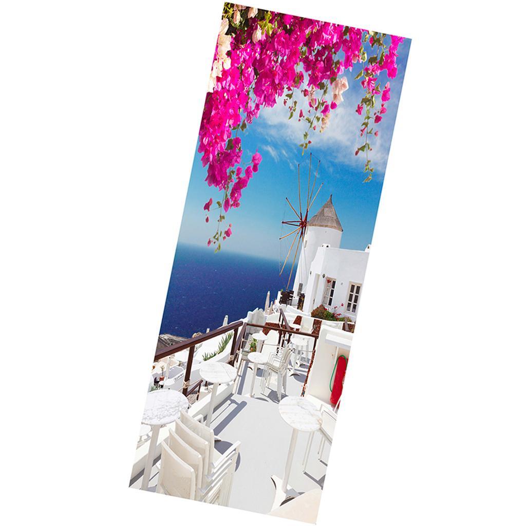 Max 2pcs 3D Removable Art Door Murals Decals Wall Stickers for Home DIY Decor S3 - Aladdin Shoppers