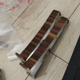 Max 2Pcs Aluminum Alloy Curtain Double Pole Bracket Redwood for Dia 28mm Rod - Aladdin Shoppers