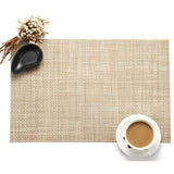 Max 2pcs Anti-slip Table Mat Heat Pad Coaster Kitchen Dining Placemat Khaki - Aladdin Shoppers