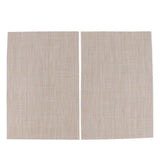 Max 2pcs Anti-slip Table Mat Heat Pad Coaster Kitchen Dining Placemat Khaki - Aladdin Shoppers