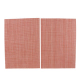 Max 2pcs Anti-slip Table Mat Heat Pad Coaster Kitchen Dining Placemat Orange - Aladdin Shoppers