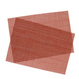 Max 2pcs Anti-slip Table Mat Heat Pad Coaster Kitchen Dining Placemat Orange - Aladdin Shoppers