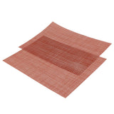 Max 2pcs Anti-slip Table Mat Heat Pad Coaster Kitchen Dining Placemat Orange - Aladdin Shoppers