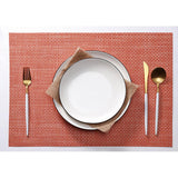 Max 2pcs Anti-slip Table Mat Heat Pad Coaster Kitchen Dining Placemat Orange - Aladdin Shoppers