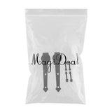 Max 2pcs Black Steel Sliding Barn Wood Door Roller Hardware Replacement Hanger B - Aladdin Shoppers