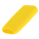 Max 2Pcs Car Trunk Gear Head Shift Knob + Handbrake Cover Silicone Sleeve Yellow - Aladdin Shoppers