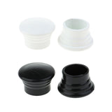 Max 2Pcs Curtain Rod Cap Finials - Fit for 1.1inch Diameter Rod White - Aladdin Shoppers