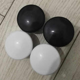 Max 2Pcs Curtain Rod Cap Finials - Fit for 1.1inch Diameter Rod White - Aladdin Shoppers