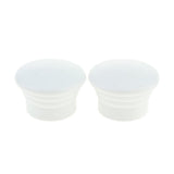 Max 2Pcs Curtain Rod Cap Finials - Fit for 1.1inch Diameter Rod White - Aladdin Shoppers