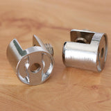 Max 2pcs Cylindrical Shape Adjustable Glass Clamp Shelf Support Brackets A - Aladdin Shoppers