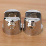 Max 2pcs Cylindrical Shape Adjustable Glass Clamp Shelf Support Brackets A - Aladdin Shoppers